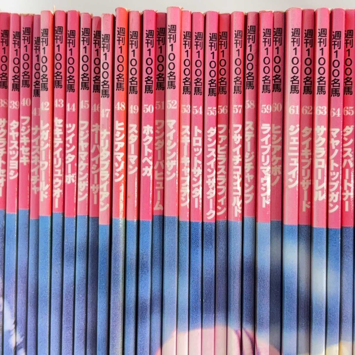 [124冊セット] ギャロップ 100名馬 全巻あり 1-100 年間雑誌 88年-05年 ※95年96年抜け 124冊セット] ギャロップ 100名馬 全巻あり 1-100 年間雑誌 88年
