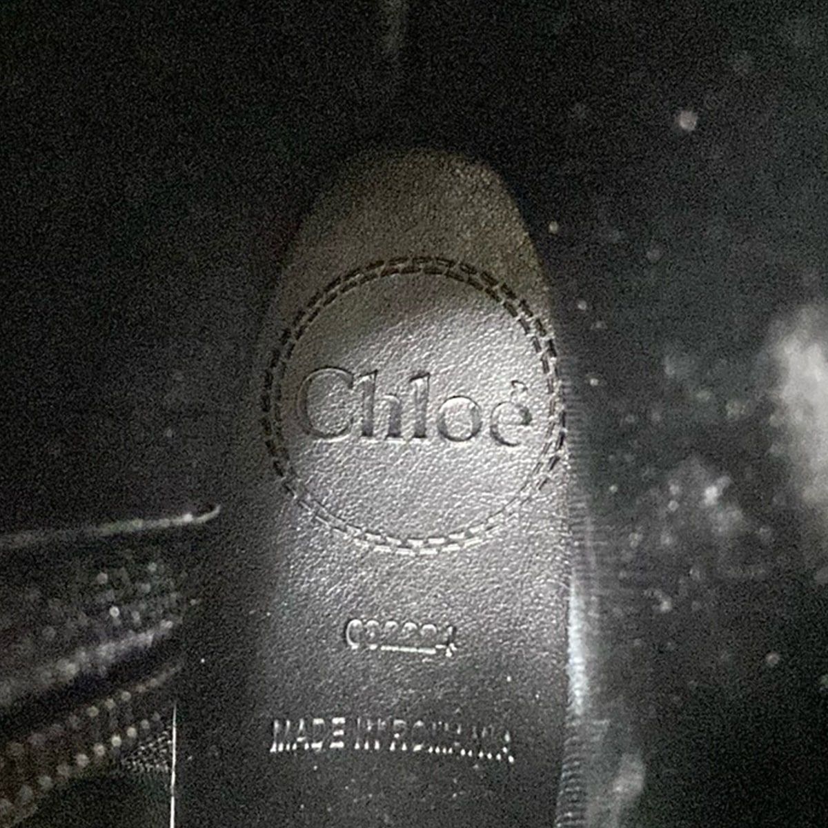 Chloe クロエ レインブーツ 38 レディース - 黒 KIN-KAAI_COM