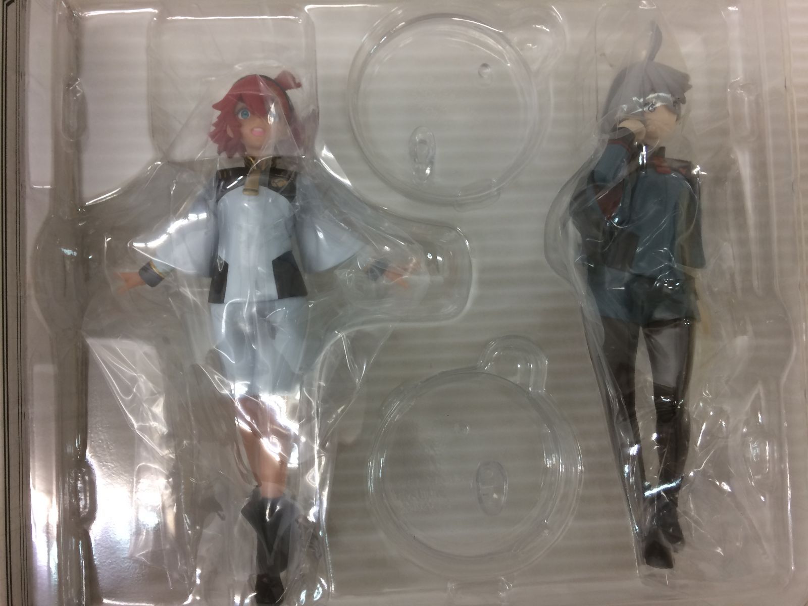 トレーディングフィギュア　GASHA PORTRAITS ガシャポートレイツ 機動戦士ガンダム 水星の魔女 スレッタ＆ミオリネセット プレミアムバンダイ限定 ガンダム 水星の魔女』スレッタ＆ミオリネのフィギュアセット2種