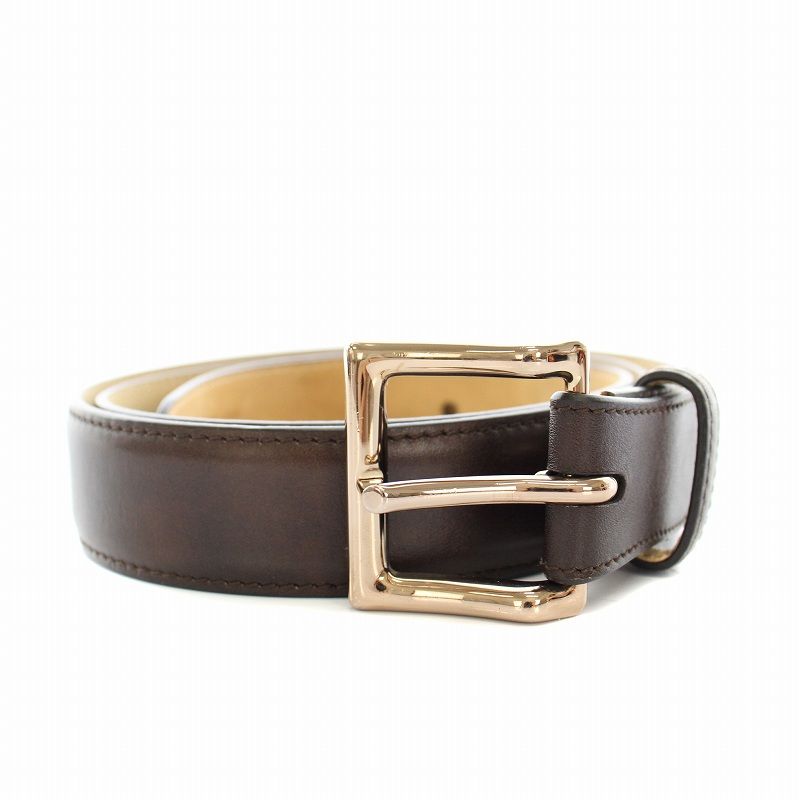 John Lobb レザー ベルト ブラウン ジョンロブ 675564699.jpg?1561088848