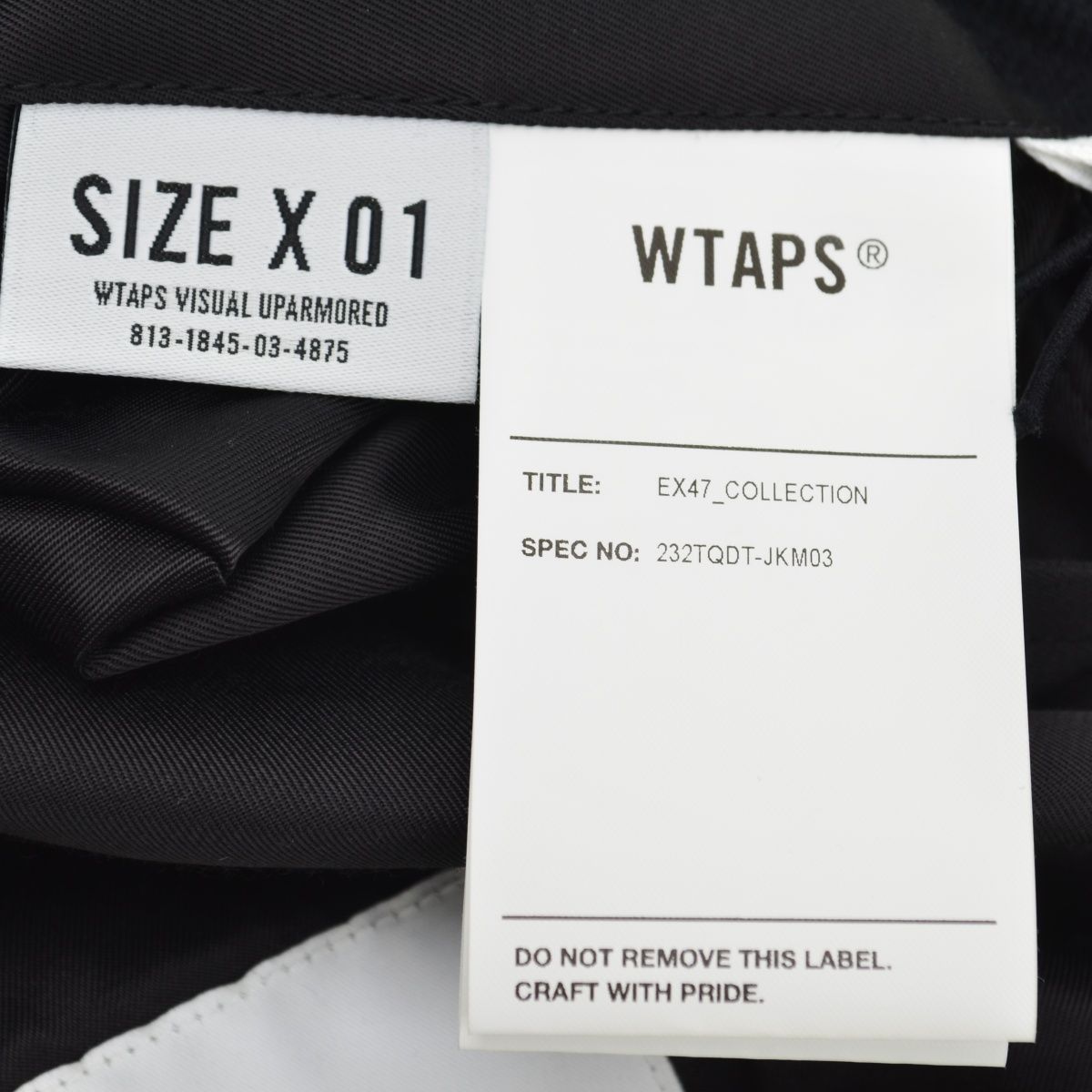 WTAPS】23AW 232TQDT-JKM03 GUTTER / JACKET / POLY. VVT WTAPS】23AW 232TQDT-JKM03 GUTTER / JACKET / POLY. VVT