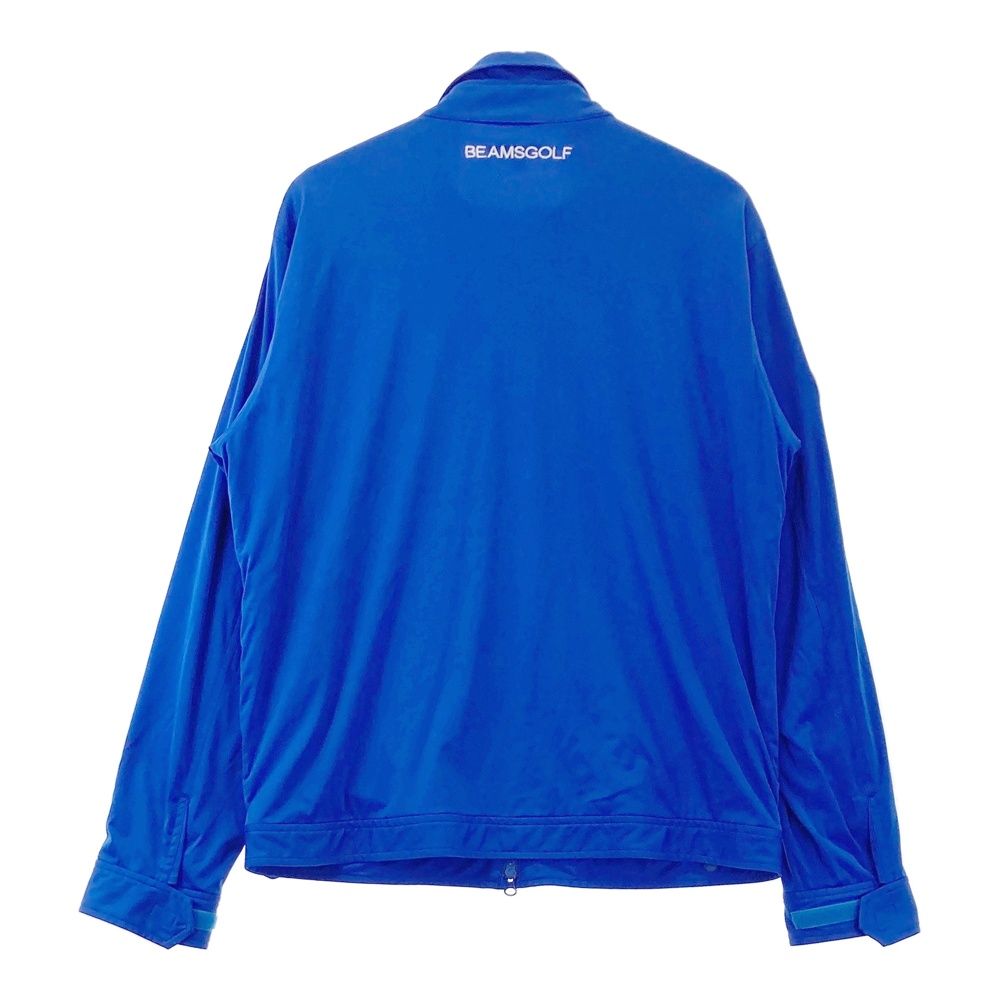 サイズ：XL BEAMS GOLF ビームスゴルフ  裏メッシュ ジップジャケット  ブルー系 [240101468267] ゴルフウェア メンズ ストスト サイズ：XL BEAMS GOLF ビームスゴルフ 裏メッシュ ジップ