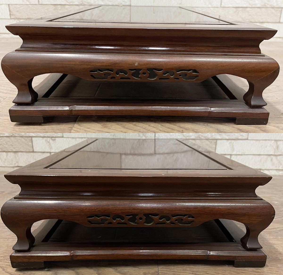 天然木 飾り台 木製 一枚板 花台 床の間 木材 レトロ ヴィンテージ 一枚板