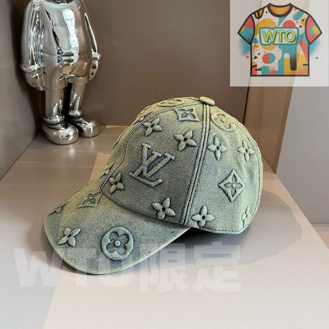 LV（ルイ・ヴィトン） クラシックなデニム プレス ベースボール
