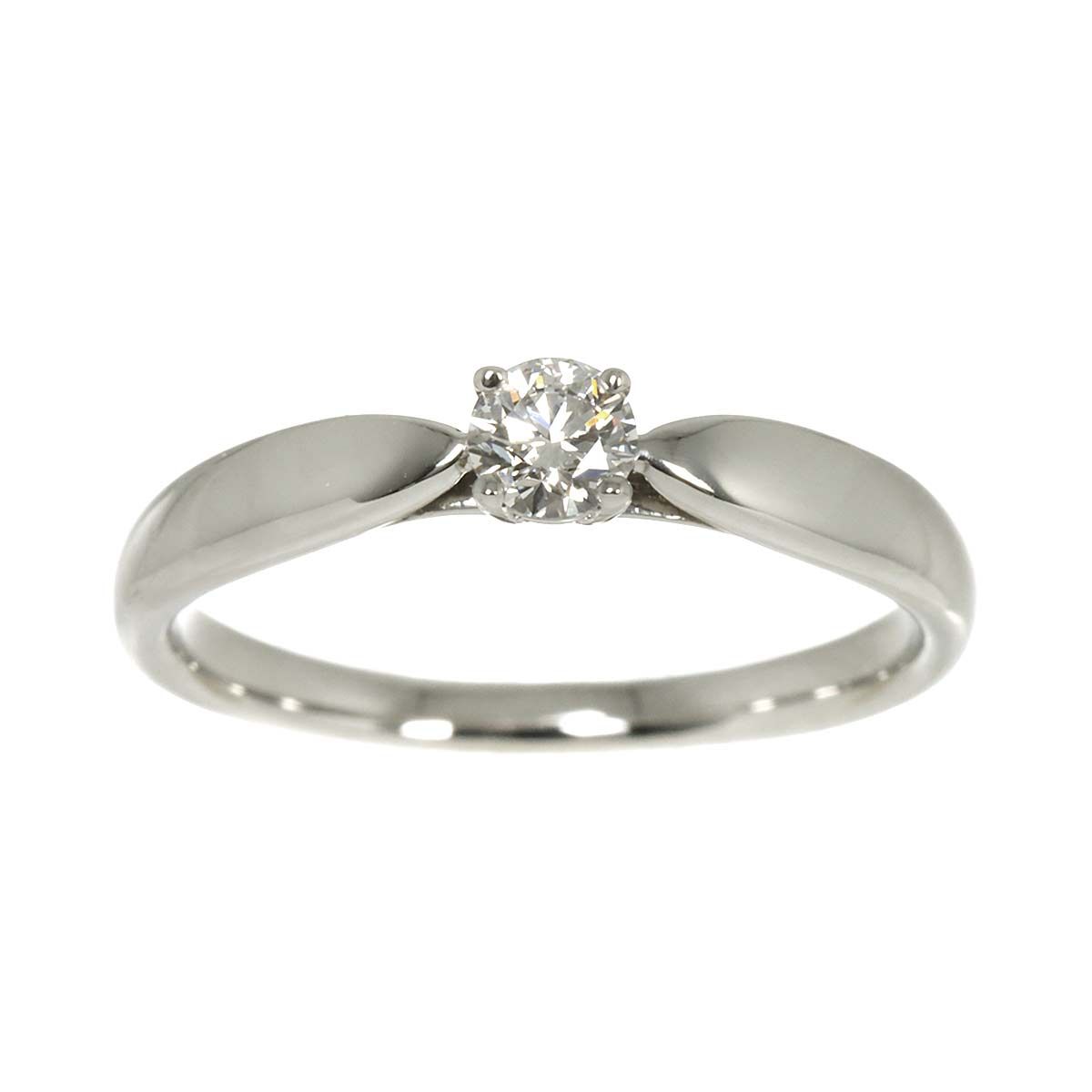 ティファニー TIFFANY-Co. ハーモニー 10.5号 リング ダイヤ 0.18ct G|VVS2|3EX Pt 指輪 Harmony Diamond Ring 鑑定書付き 90295036