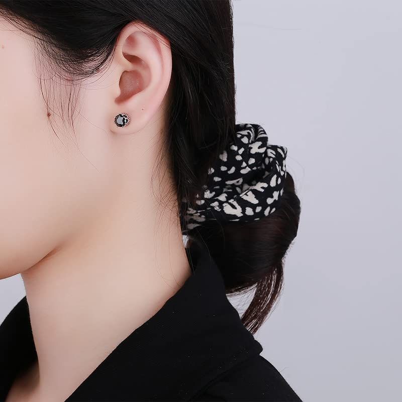 ロイヤルオーダー　クラウンストーンスタッドピアス　ブラック ロイヤルオーダー クラウンストーンスタッドピアス ブラック