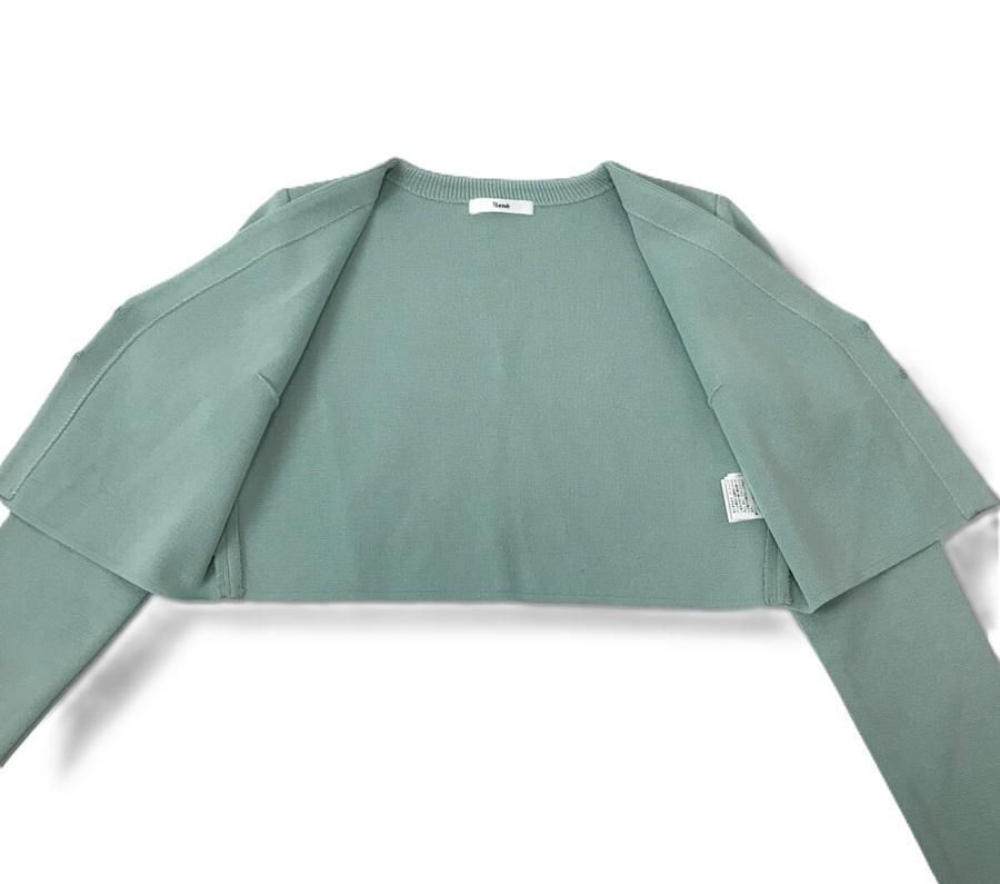 極美品Rene /ルネ 6912100 ニット カーディガン ボレロ 羽織り通年