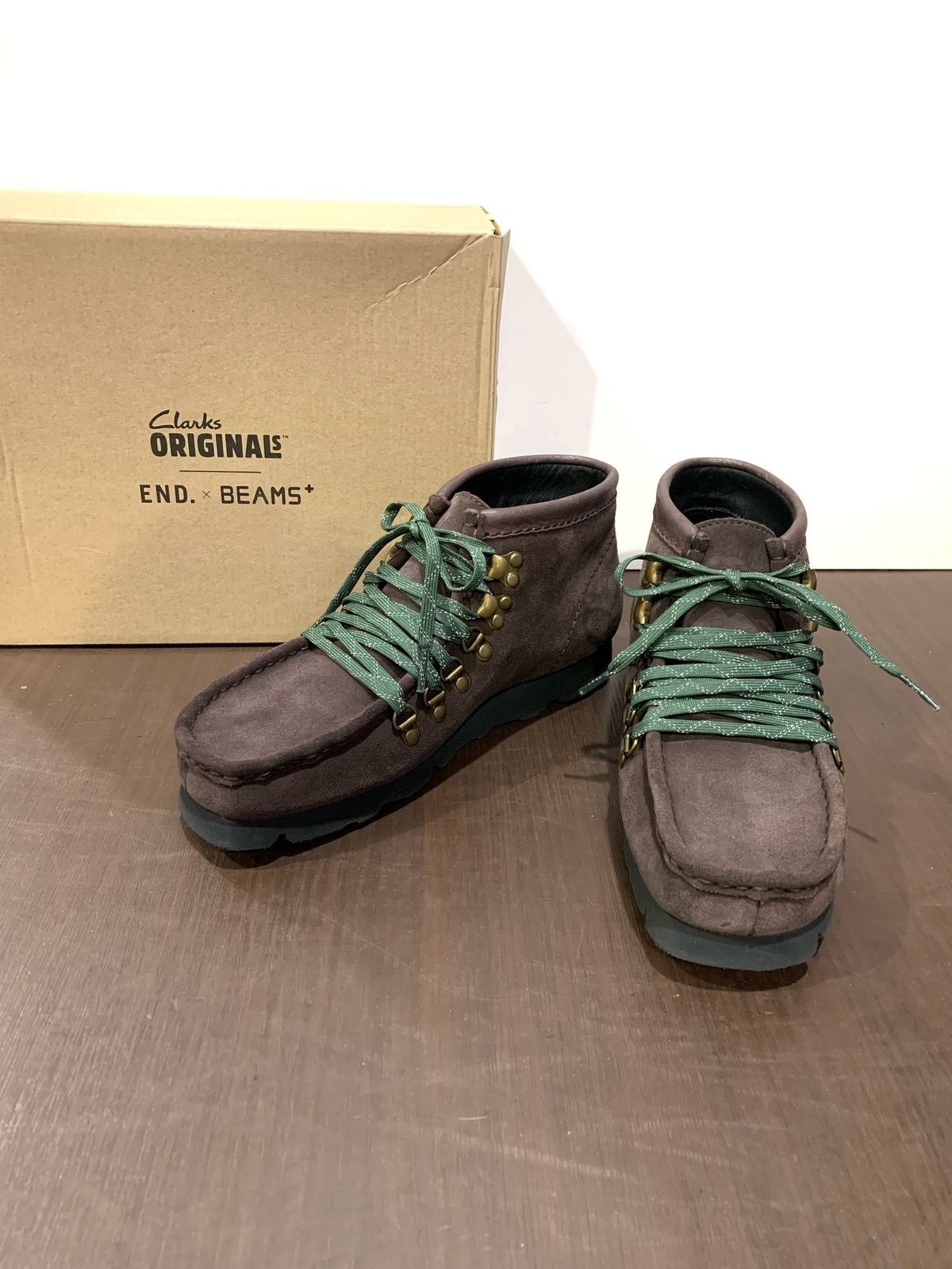 END. × クラークス×ビームス Walla Hike GTX ワラビー（Clarks