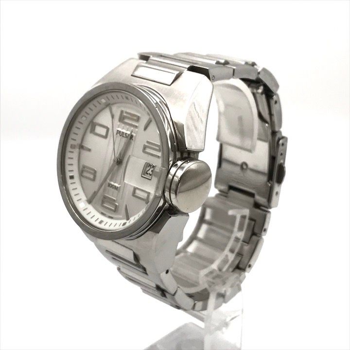 良品 SEIKO セイコー PULSAR パルサー VX42-X183 クォーツ アナログ