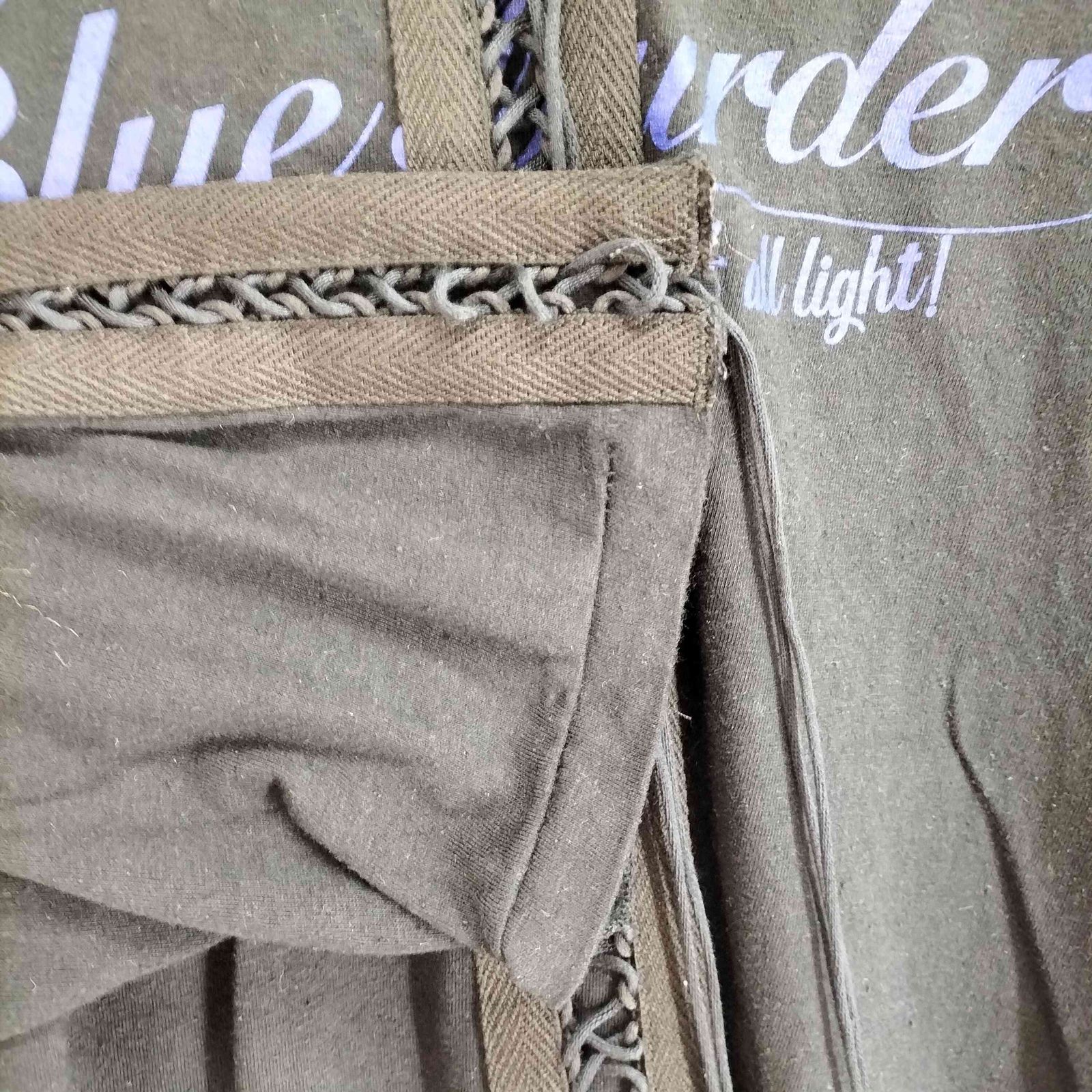 大*翔様 【DAIRIKU】’Blue Marder’ Lace-Up Tee ダイリク DAIRIKU 25SS Blue Marder Lace-Up Tee メンズ JPN：M