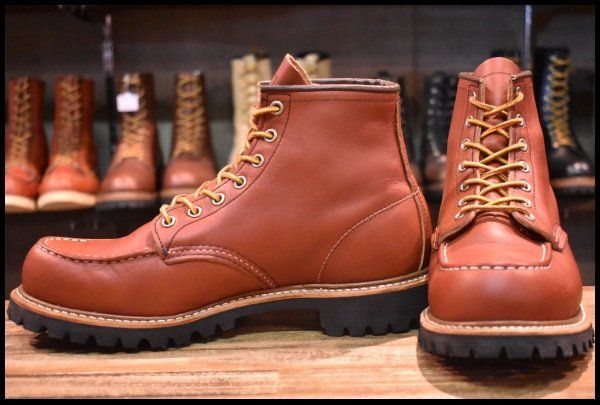 【9E 美品 16年】レッドウィング 8175 アイリッシュセッター 赤茶 オロラセット ビブラムソール ブーツ redwing HOPESMORE【EI299】