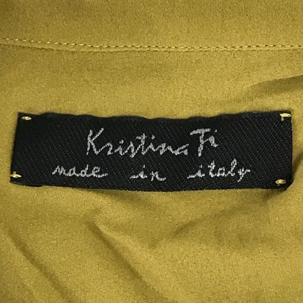 Made in Italy☆Kristina ti クリスティーナティ☆100％シルク/長袖 