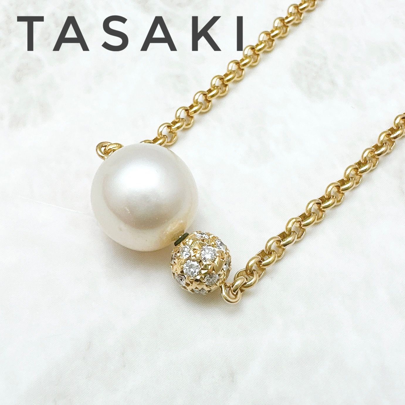 TASAKI パールネックレス 美品 - ネックレス