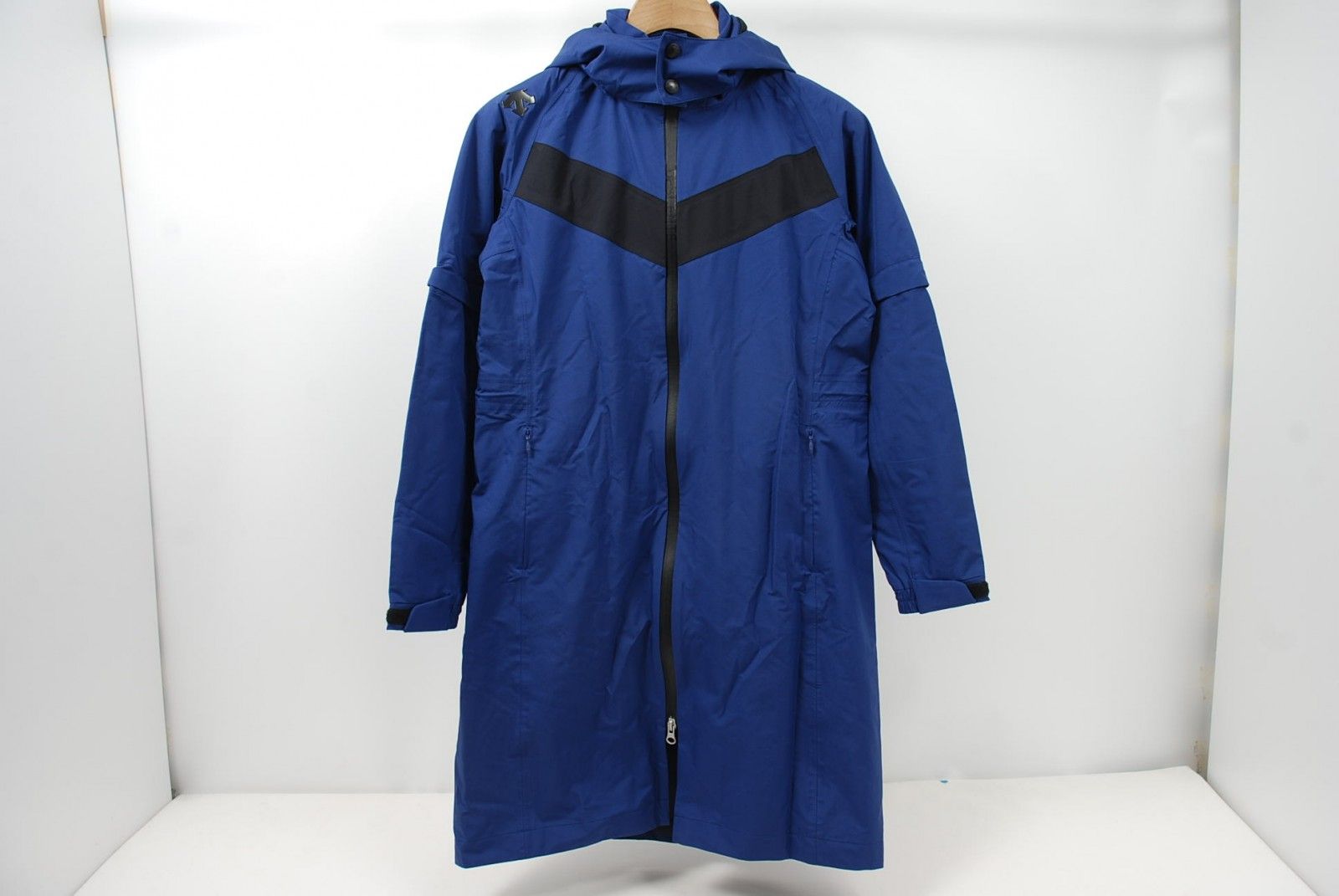 中古 レディース デサントゴルフ DESCENTE GOLF レインワンピース M 紺