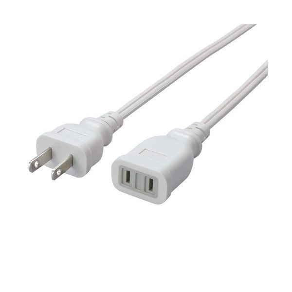 (まとめ) エレコム 電源延長ケーブル 2P・1個口3.0m T-E2230 1個 