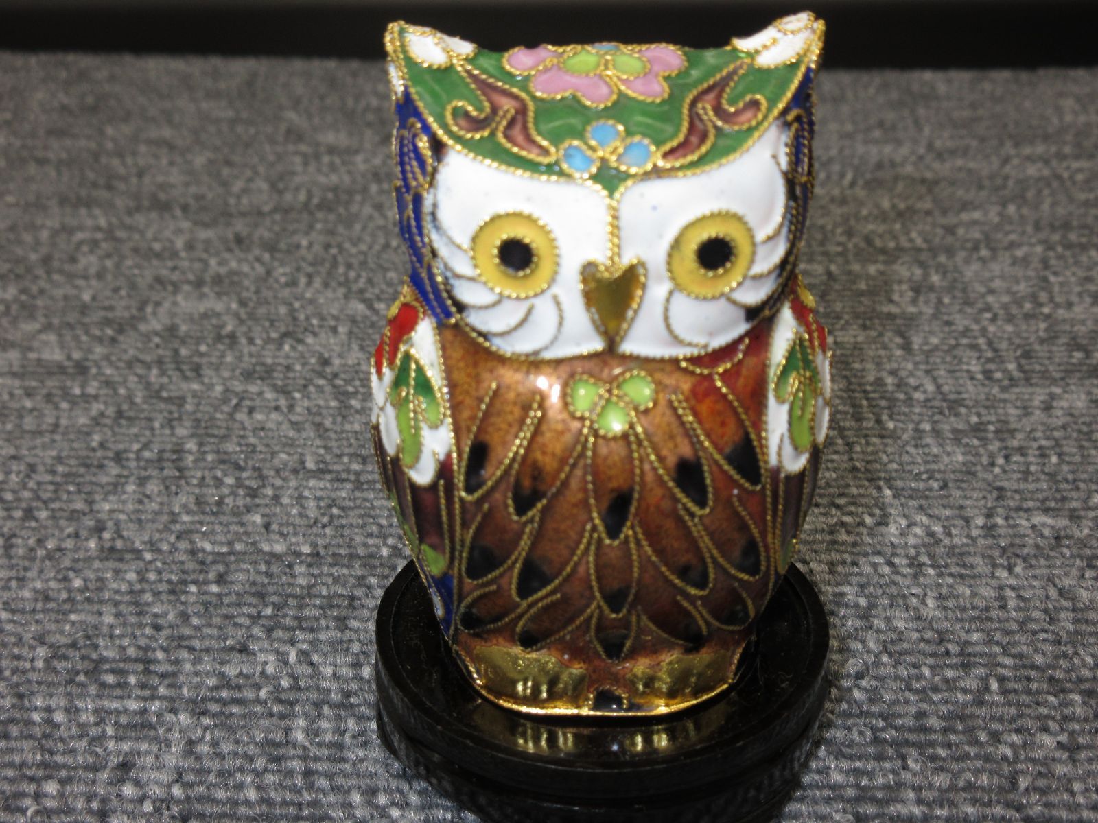 フクロウ 置物 風水 開運 縁起物 特殊細工 ミニチュア2個セット - メルカリ