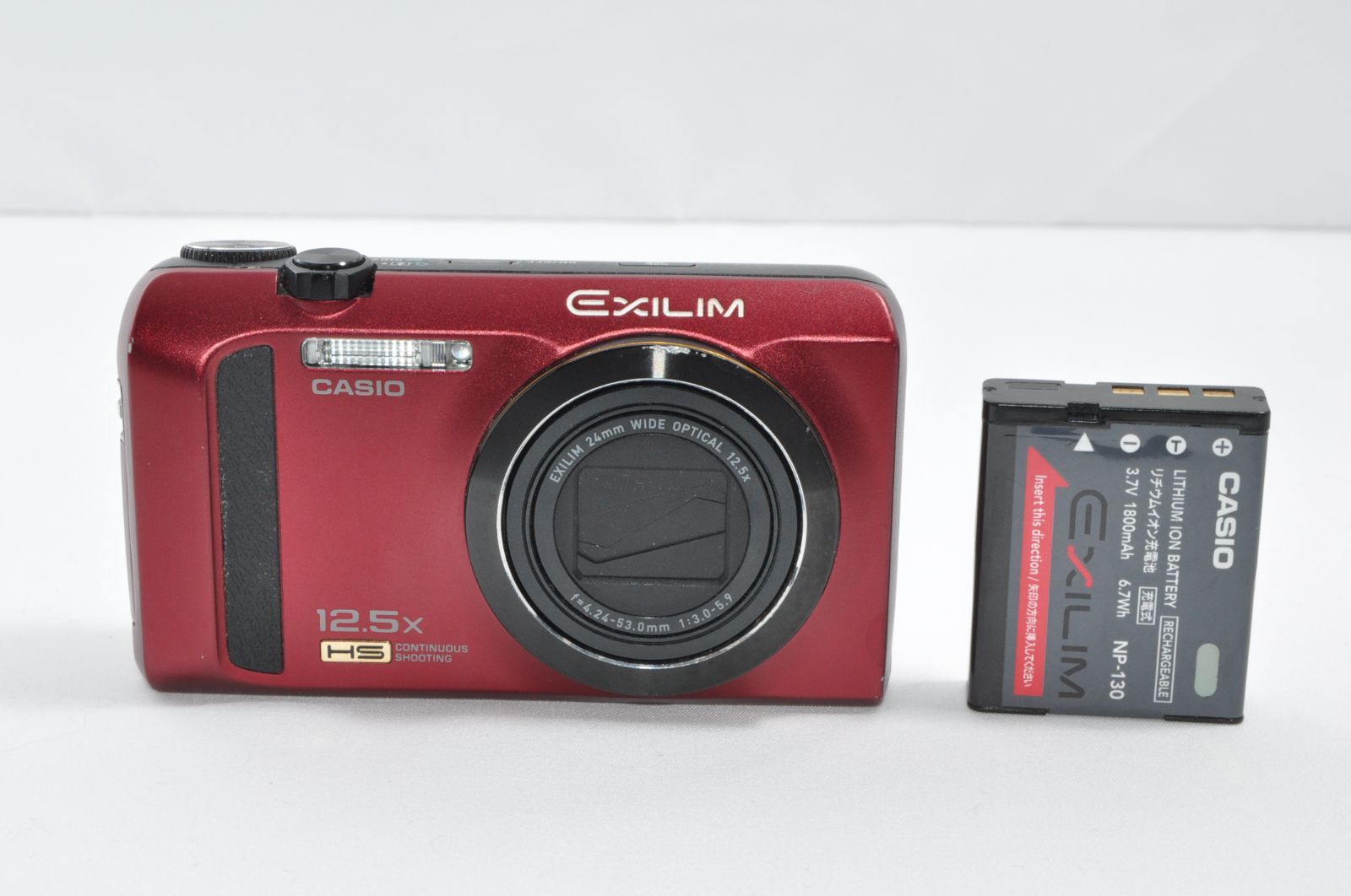 CASIO カシオ EXILIM EX-ZR310 レッド 【公式通販】