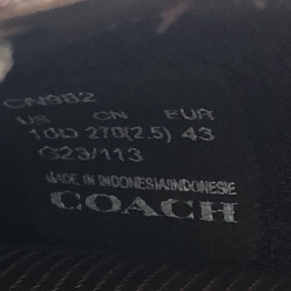 04 w 4705∞ Disney x COACH ディズニー コーチ クリップ ロー トップ スニーカー シグネチャー ジャカード ミッキーマウス CN 982 ブラウン US 10 D