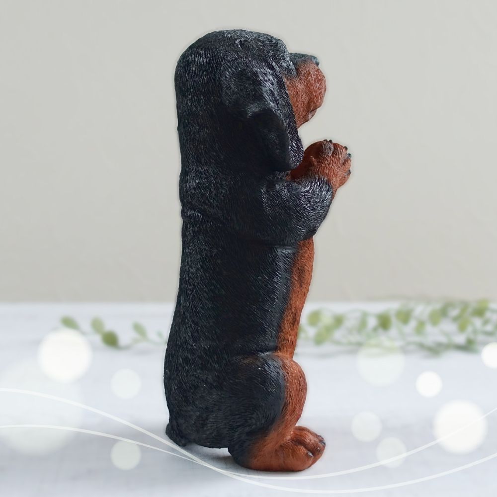 ダックスフント 置物 置き物 オブジェ ブロンズ 29cm ダックスフント