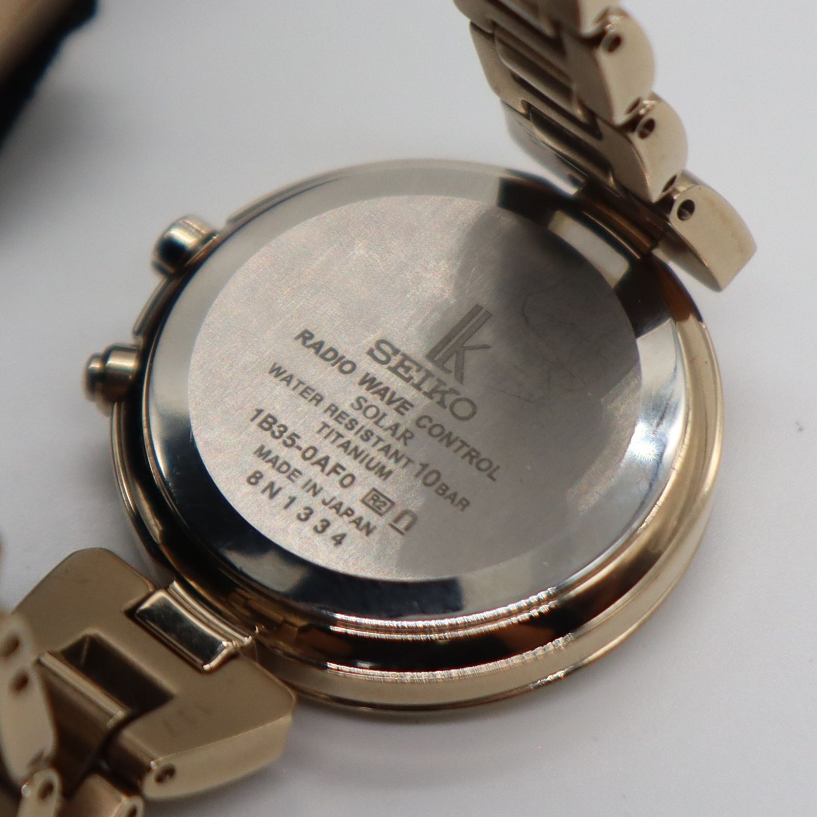 SEIKO セイコー ルキア 1B35-0AF0 電波ソーラー 1Pダイヤ ローマン