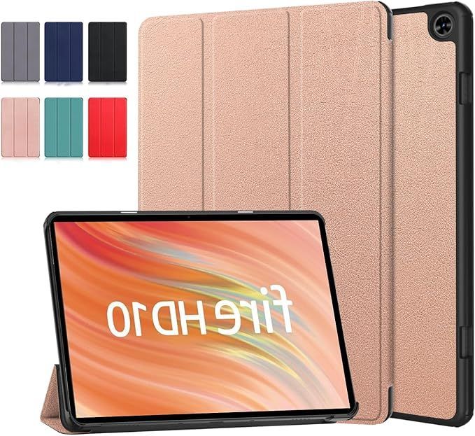最安値，2026 【在庫処分】Fire HD 10 タブレット (第13世代 2023) 11インチ 用 ケース タブレットカバー 保護ケース 【HUKWIMO】 スタンド機能付き 薄型 超軽量 全面保護 スクラッチ対策 レザー 耐汚れ 耐久性 Fire 応募券