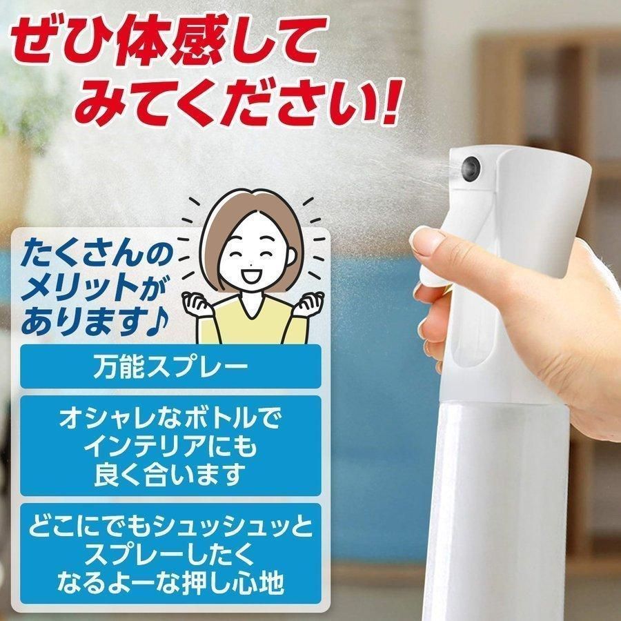 スプレーボトル 500ml ミスト おしゃれ アルコール 化粧水 霧吹きスプレー 観葉植物 細かい