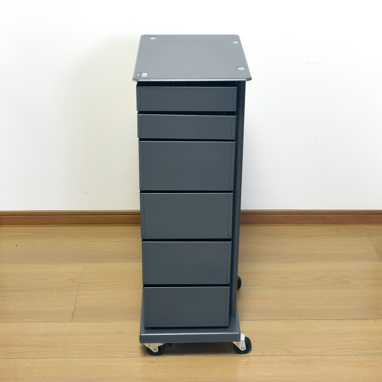 ファイルラック イタリア アイアン DOTTUS 6段 レターケース ホワイト