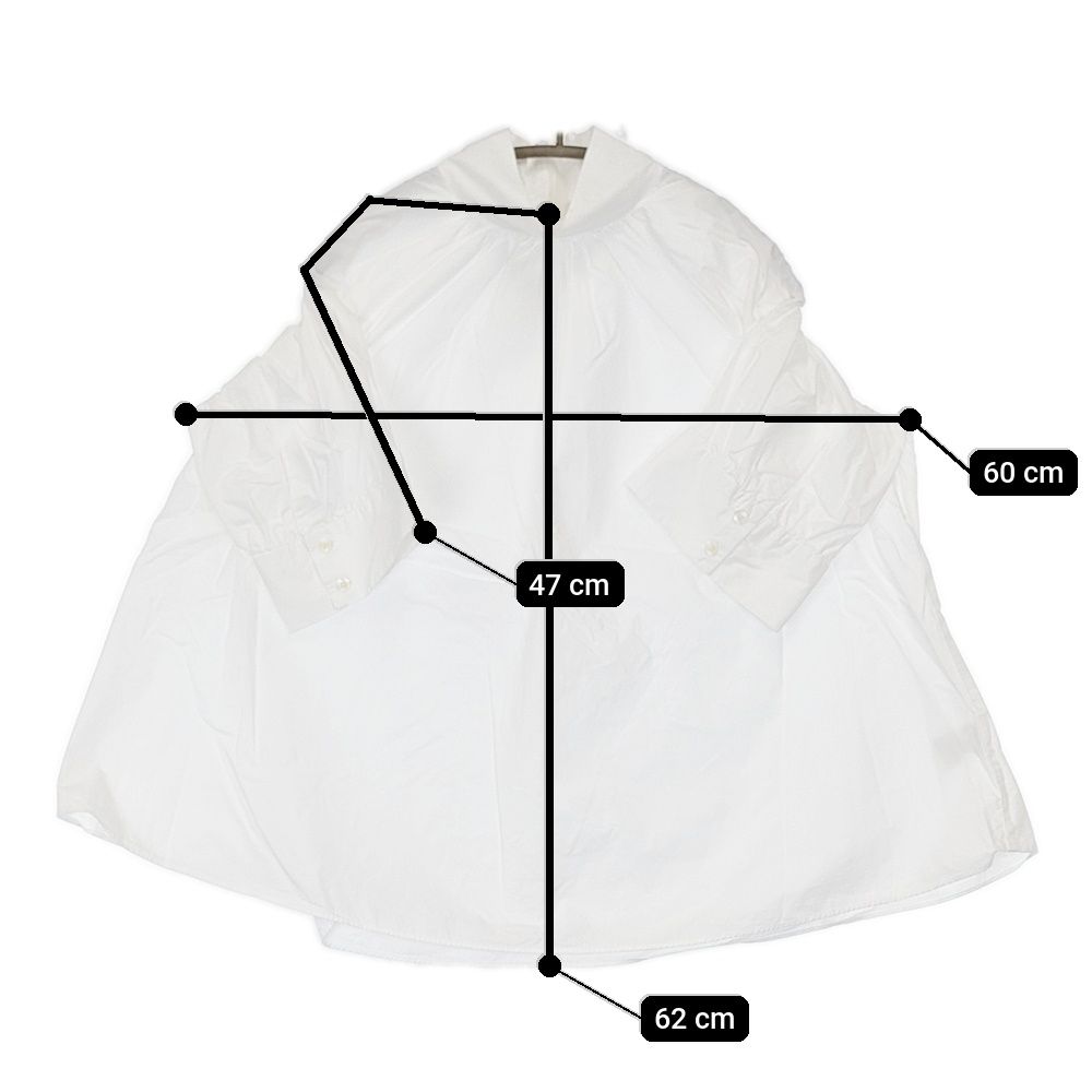 CLANE スタンドアップカラーギャザートップス 10122-4092 定価24200円 サイズ1 ブラウス シャツ ホワイト クラネ 5-0704S 265938 CLANE スタンドアップカラーギャザートップス 10122-4092 定価