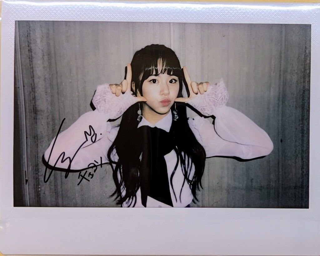 TWICE CHAEYOUNG チェヨン 直筆サイン チェキ TWICE #TWICE4 チェヨン ラントレ 特典 直筆サイン入りチェキ