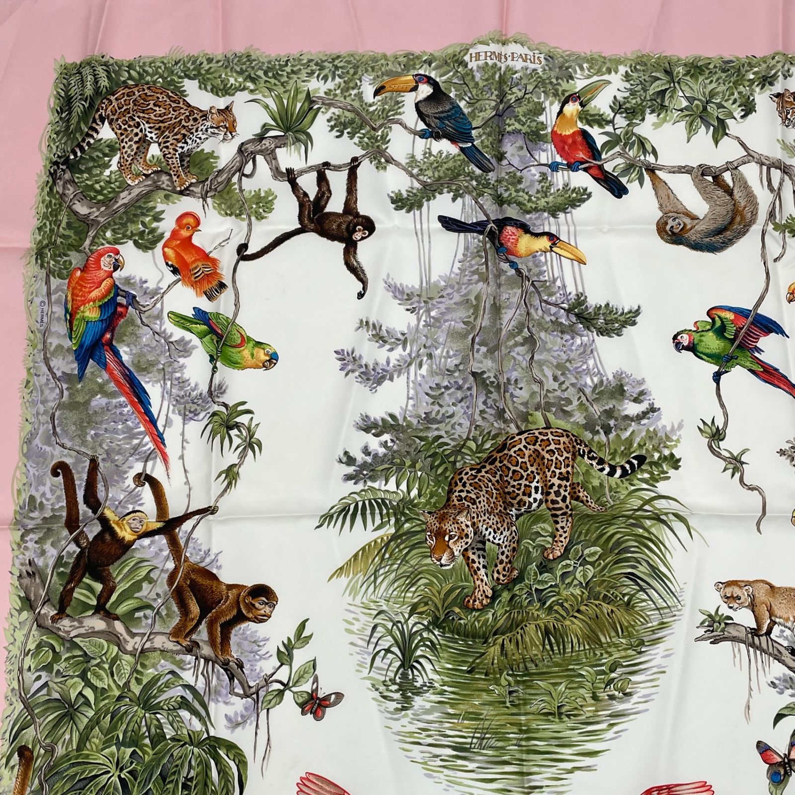 極美品 HERMES スカーフ柄 半袖ニット 34 赤道直下 EQUATEUR - メルカリ