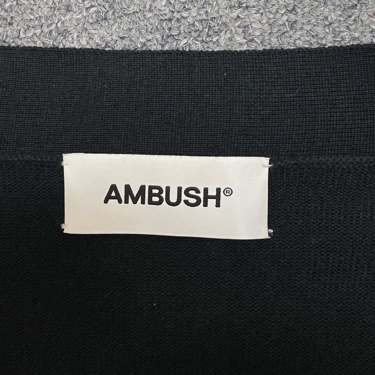 約56cm袖丈AMBUSH KNITTED KIMONO SHIRT