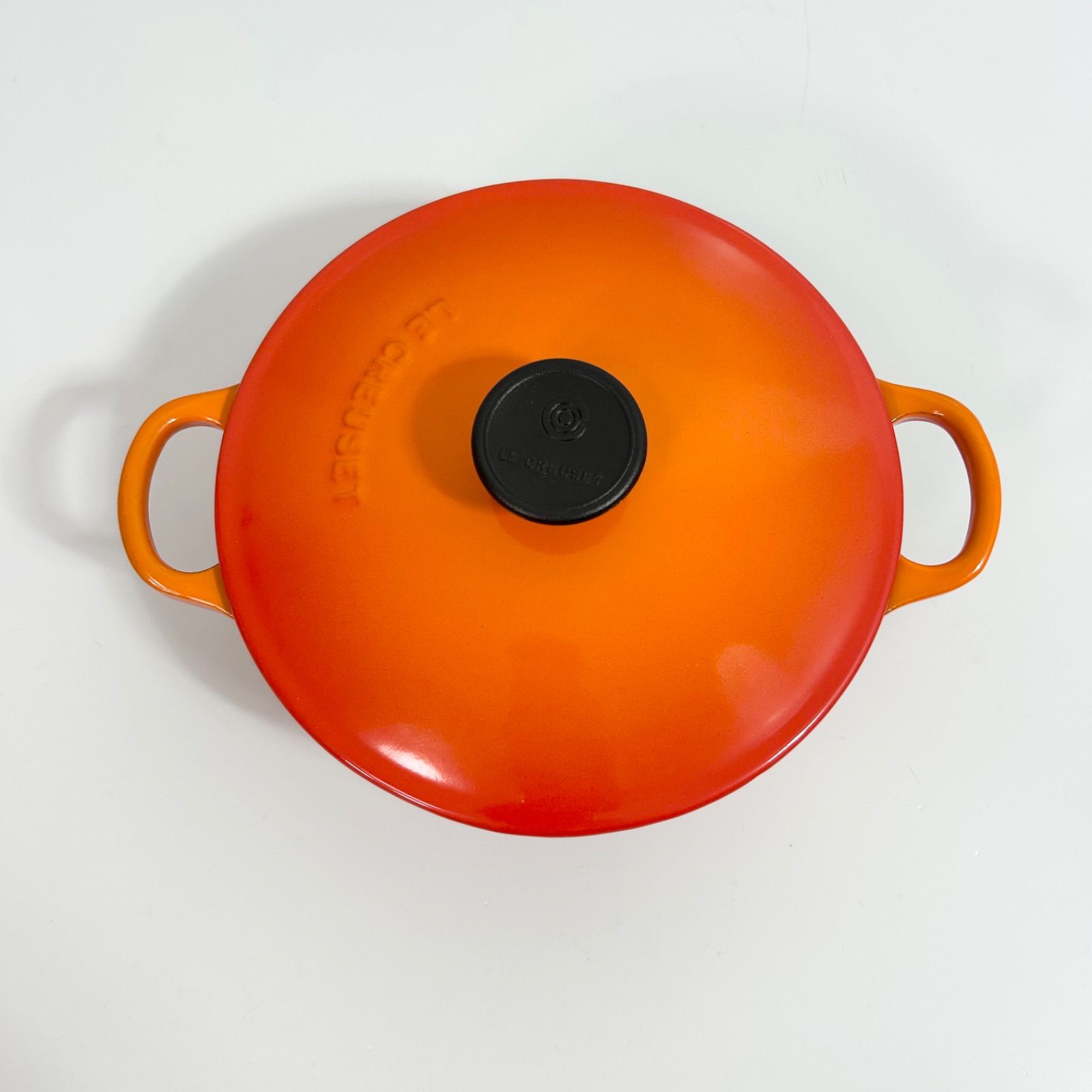 LE CREUSET ル・クルーゼ オレンジ 両手鍋 マルミット18cm 鋳物