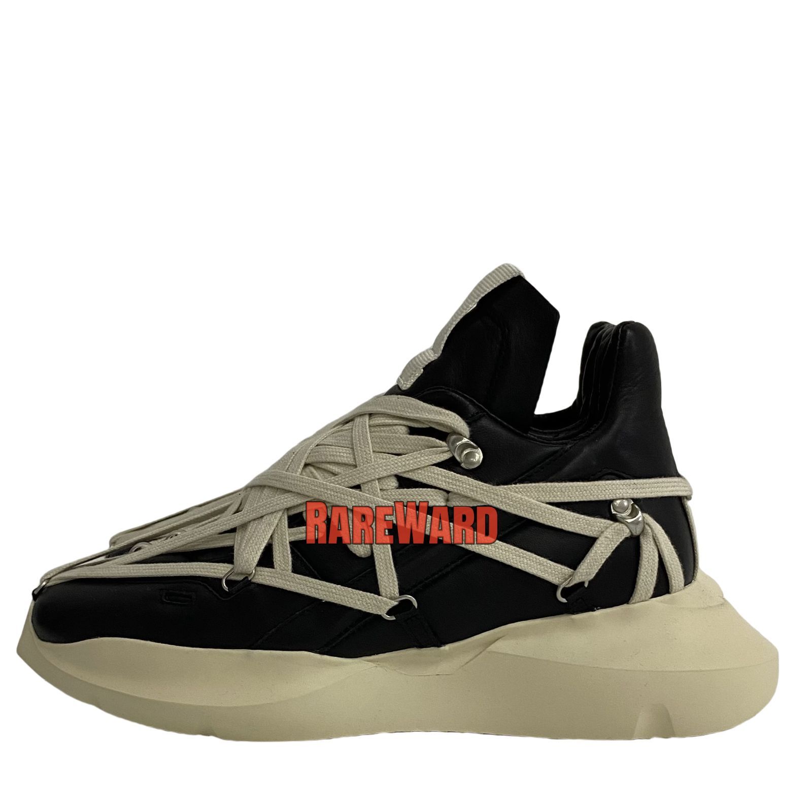 Rick Owens Megalace Geth Runner Sneakers | Black | FARFETCH