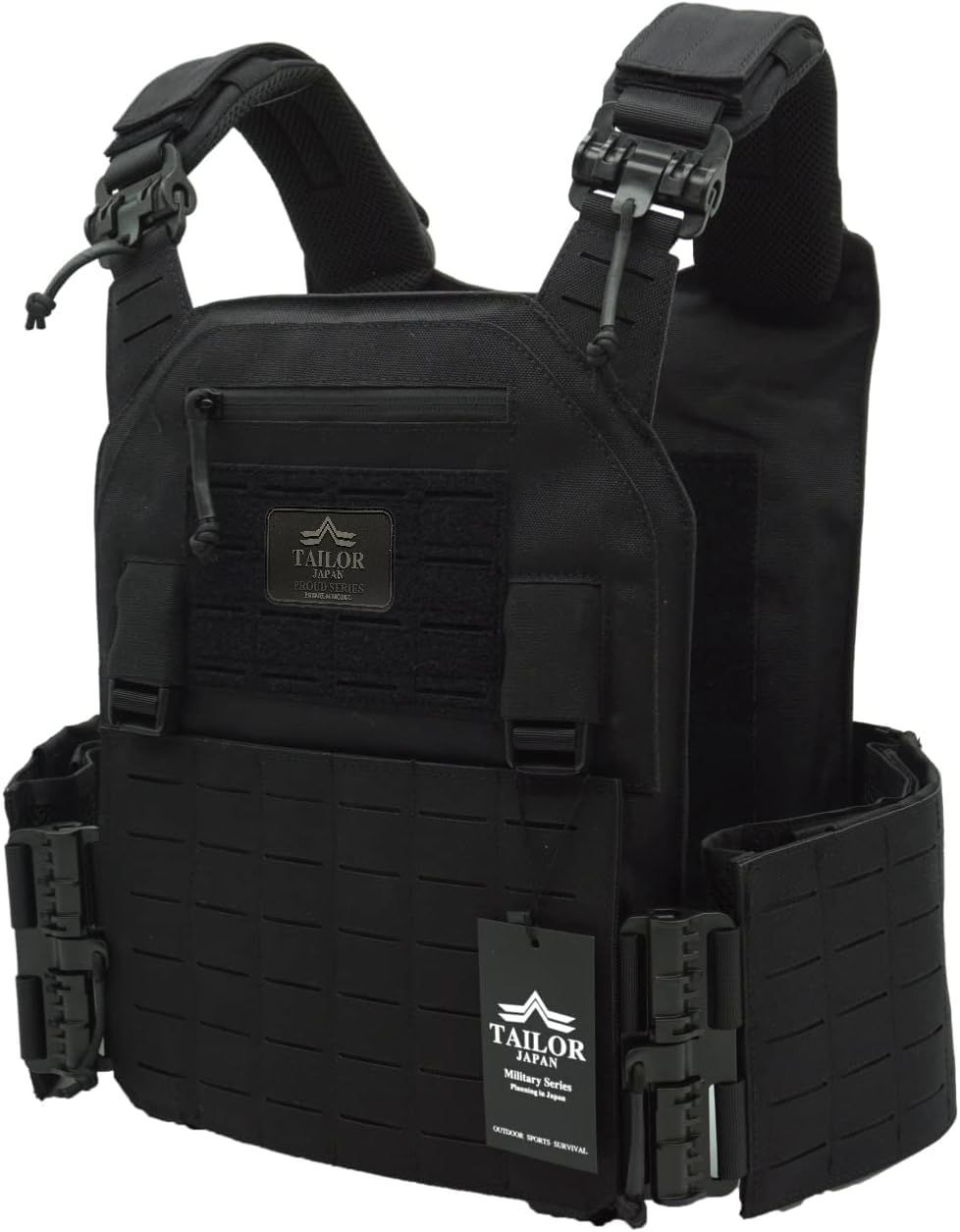 サバゲー ミリタリーTAILOR JAPAN ベスト黒 TAILOR JAPAN テイラージャパン タクティカルベスト サバゲー ベスト