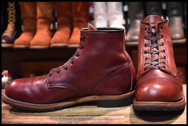 【7.5D 良品 06年】レッドウィング 1911 ブラックチェリー ホーウィンクロムエクセル プレーントゥ ブーツ redwing 9011  9411 HOPESMORE【DK310】