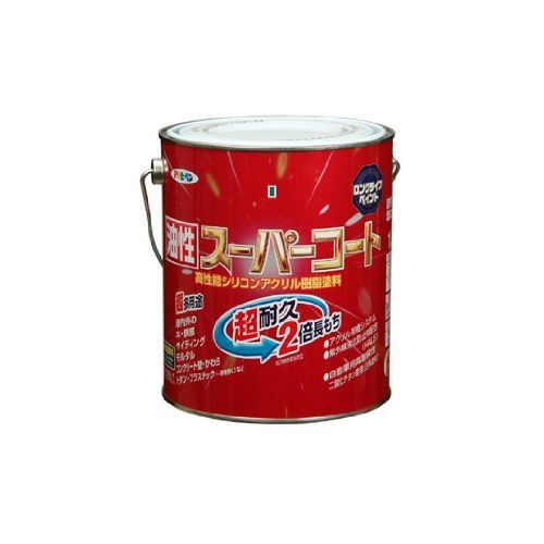 まとめ買い アサヒペン 油性スーパーコート 1.6L ベージュ 3缶セット