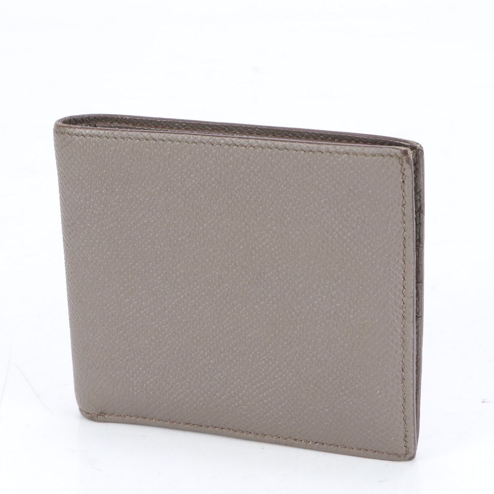 エルメス C 刻印 MC2 コペルニクス コンパクト ウォレット レザー 二つ折り 財布 ラウンドファスナー メンズ RCE CJ14-5