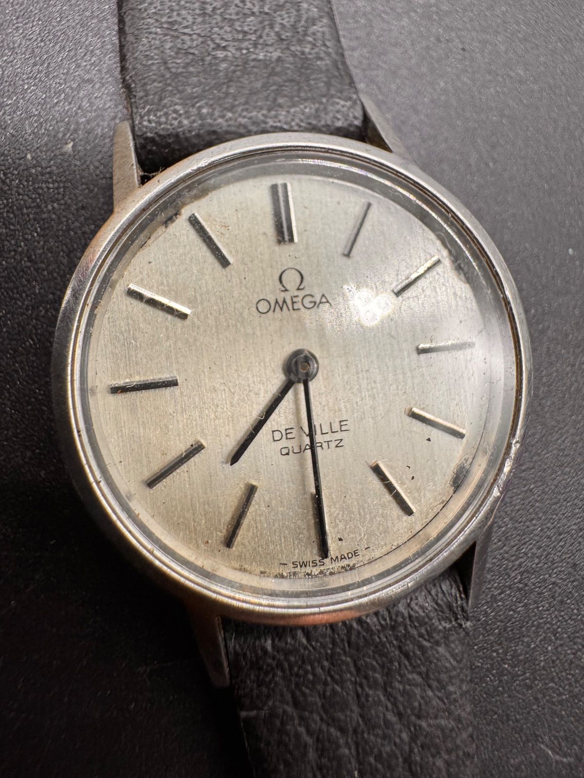 OMEGA オメガ デビル プッシュ式 クォーツ レディース 腕時計 動作未 ジャンク 1007b