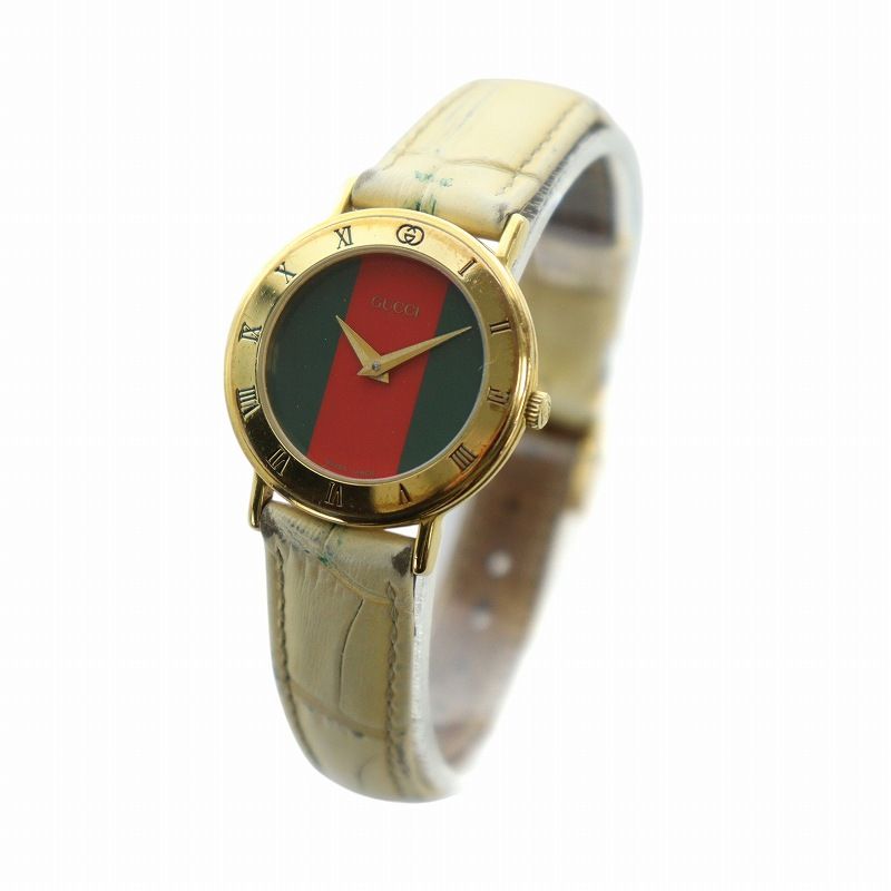 グッチ GUCCI 3000.2.L 腕時計 ウォッチ クォーツ インター