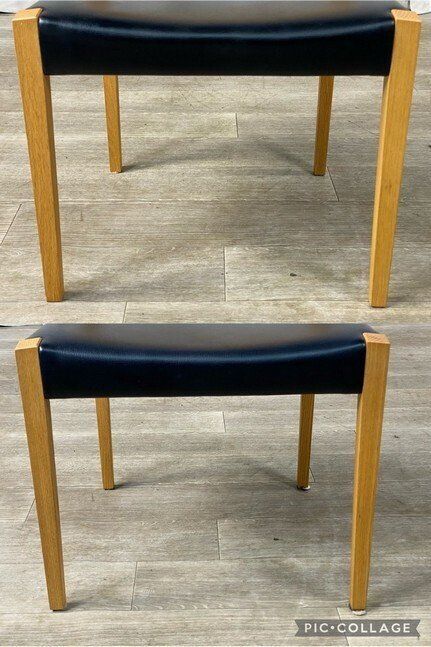 GS21 旭川家具 アーリータイムス オーク材 ダイニングチェア2脚セット