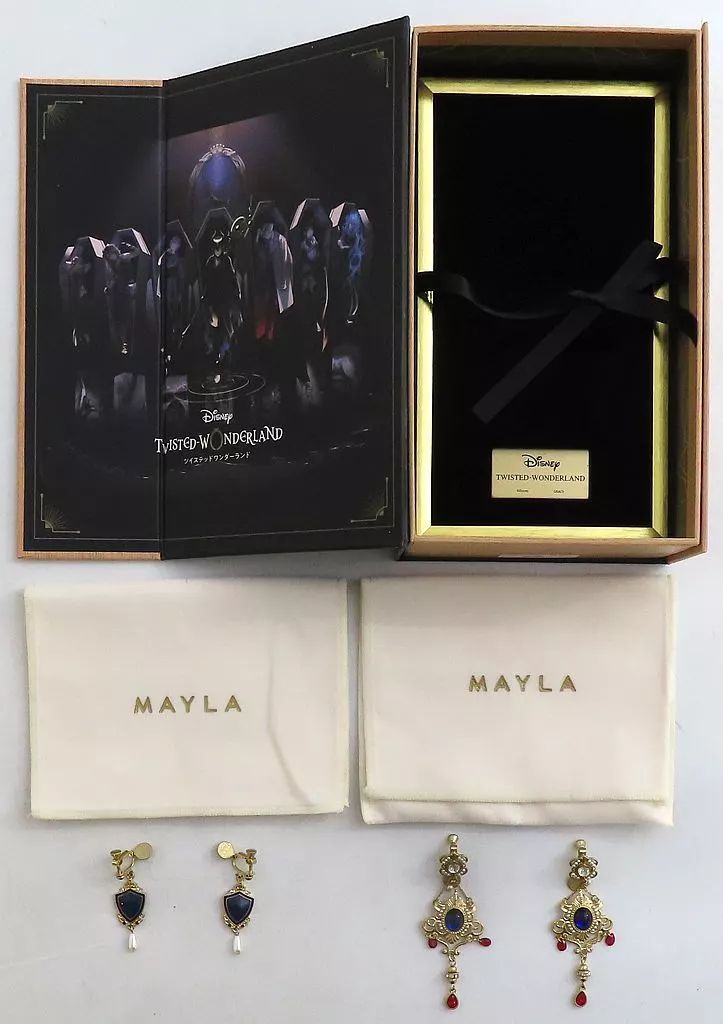 銀製品 指輪 ポムフィオーレ寮 アイコニック イヤオブジェ コンプリートセット イヤリング ディズニー ツイステッドワンダーランド×MAYLA