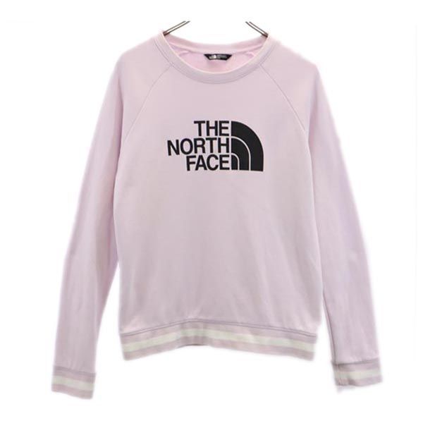 ノースフェイス スウェット M パープル THE NORTH FACE ロゴプリント