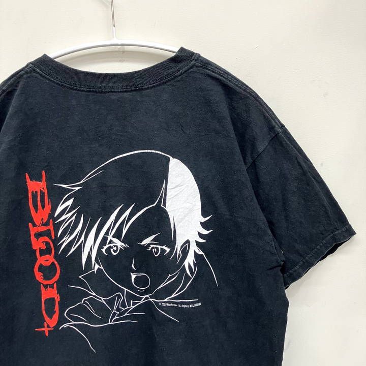 ANVIL / BLOOD+/音無 小夜/コピーライト2005/ブラッドプラス/Tシャツ/L/コットン/BLK ANVIL◇BLOOD+/音無 小夜/コピーライト2005/ブラッドプラス/Tシャツ/L