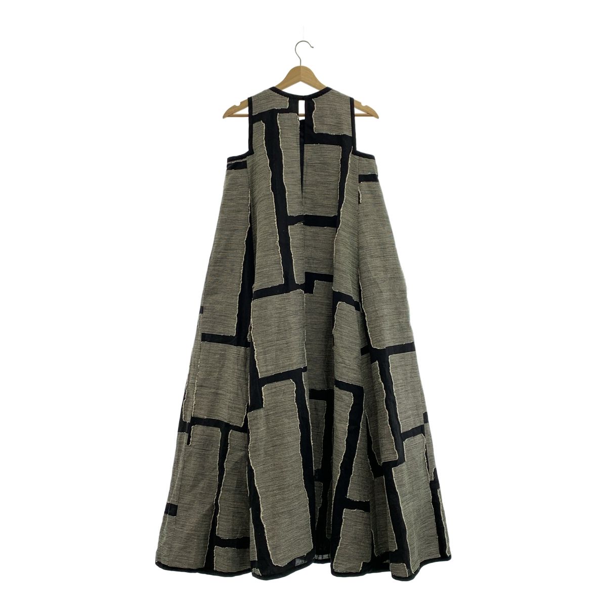 INSCRIRE / アンスクリア | cut jacquard flare dress ジャガード  