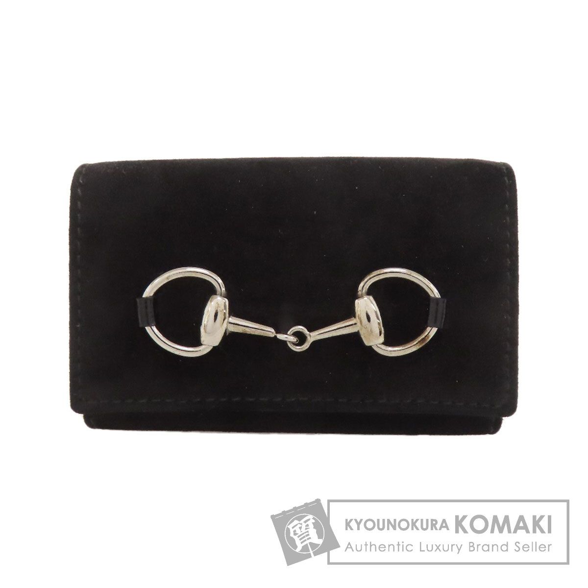 GUCCI グッチ 088 0959 810 0 ホースビット キーケース スウェード レディース