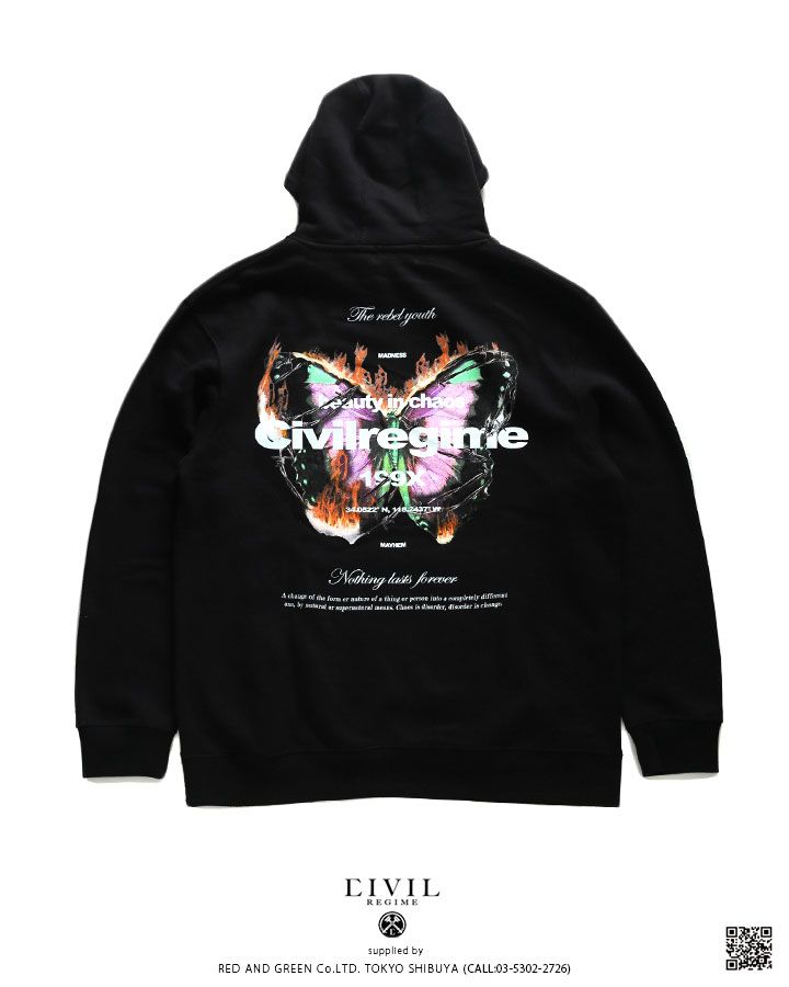 ラスト1点【30%OFF】CIVIL REGIME パーカー プルオーバー ブランド