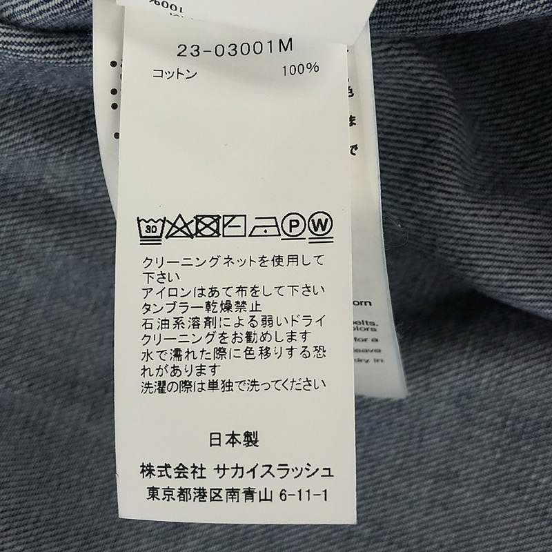 sacai / サカイ | 2023SS | Denim Hooded Blouson / レイヤード デニム