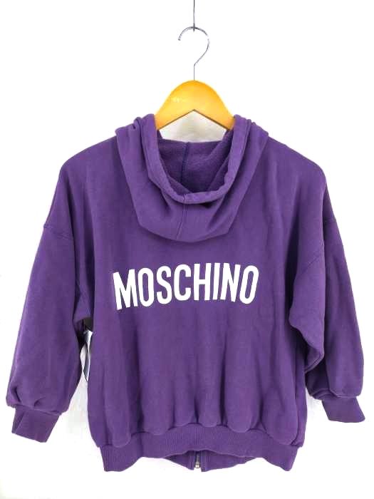 MOSCHINO ジップ プリント パーカー | missouririverliterary.com