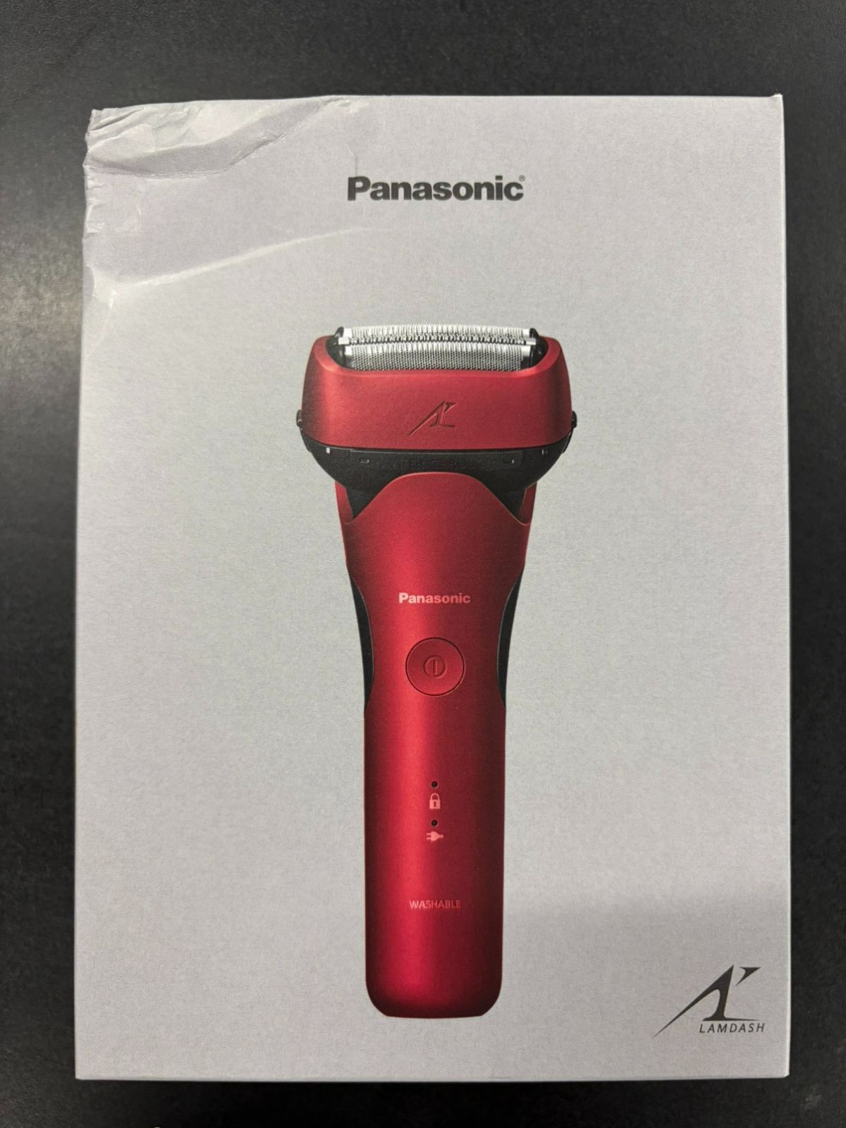 箱つぶれ Panasonic パナソニック メンズシェーバー ラムダッシュ ３枚刃 ES-L341D-R レッド