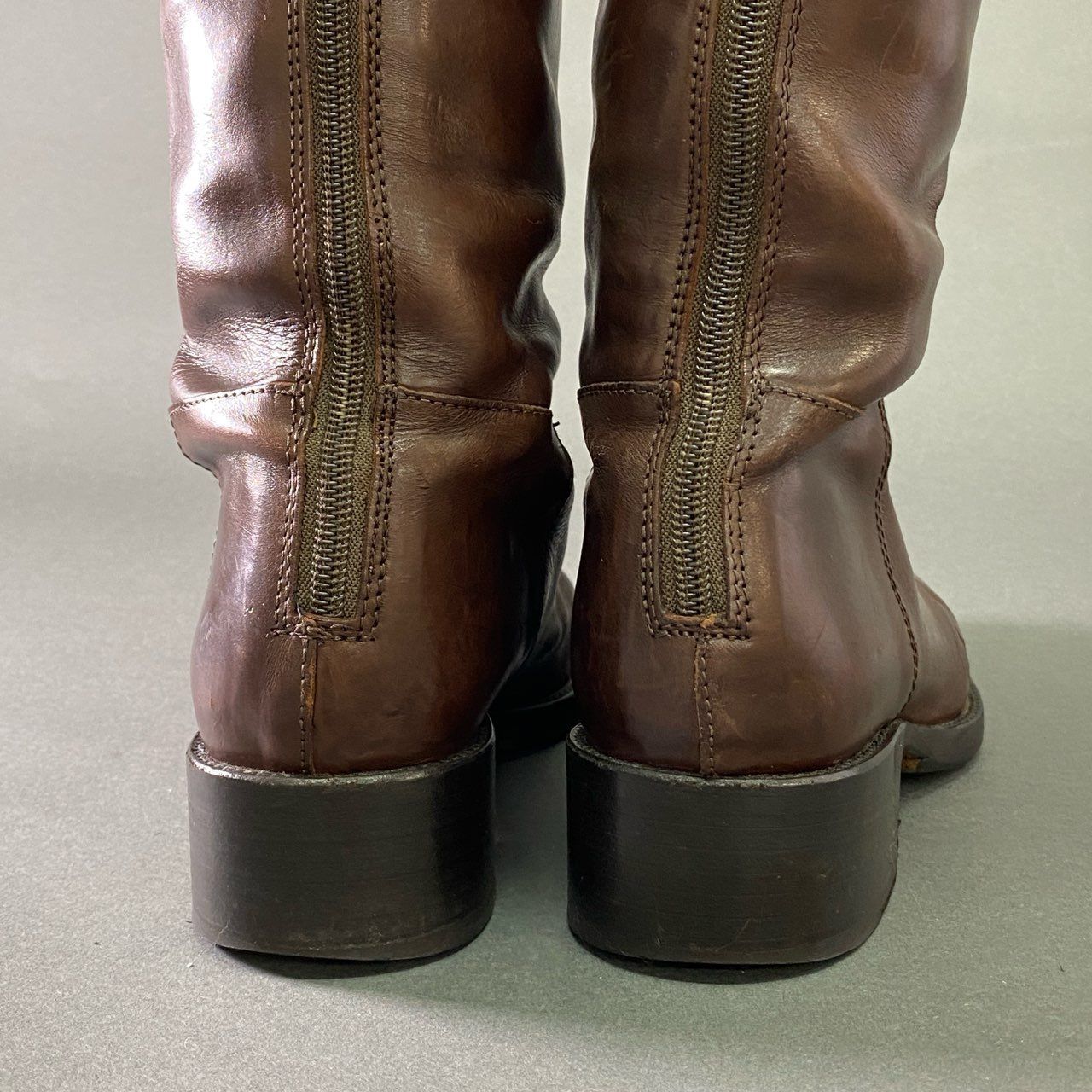 2j11 SARTORE サルトル ロングブーツ ジョッキーブーツ 38 ブラウン